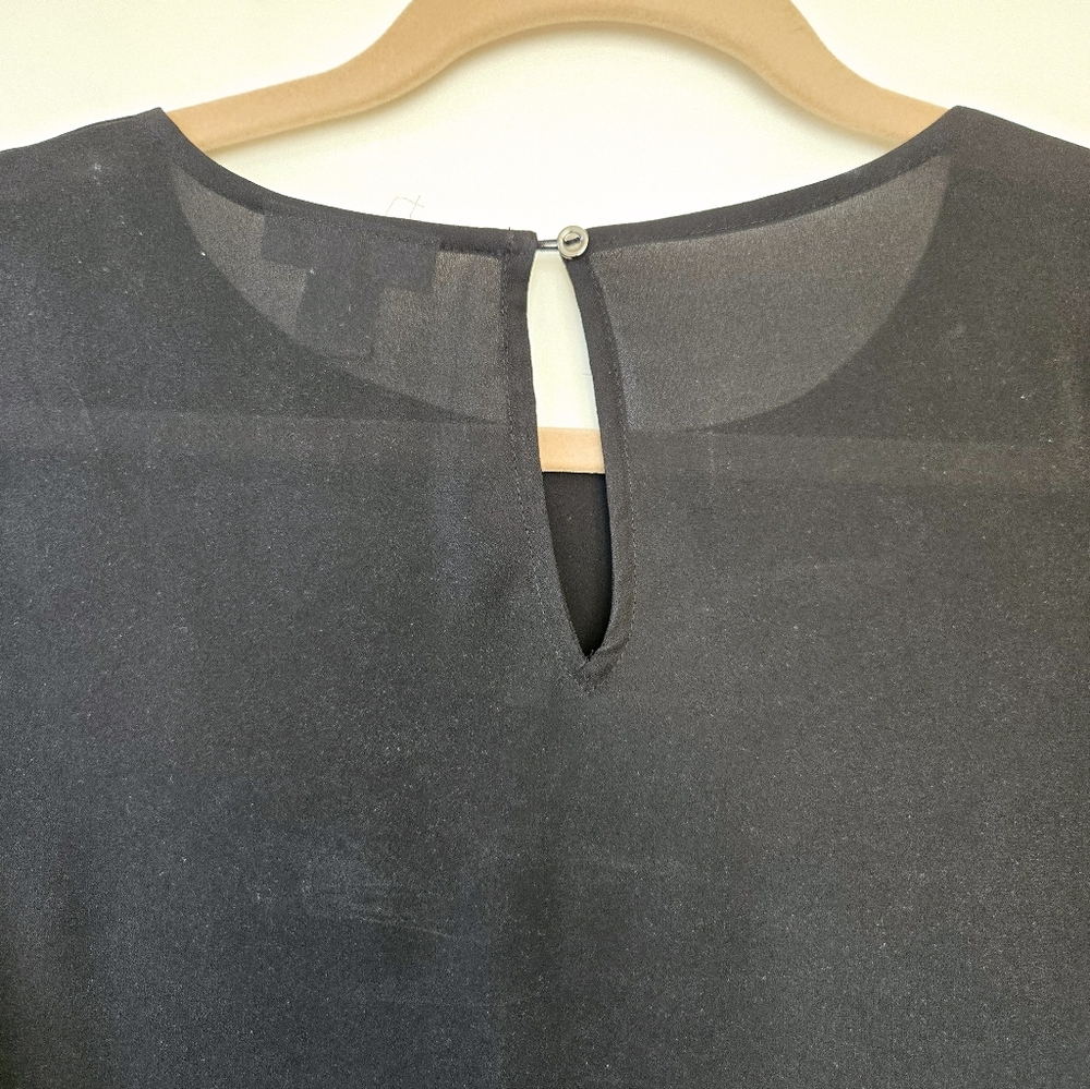 Bar III Long-Sleeve Ruffle Front Top - Picture 6 of 9